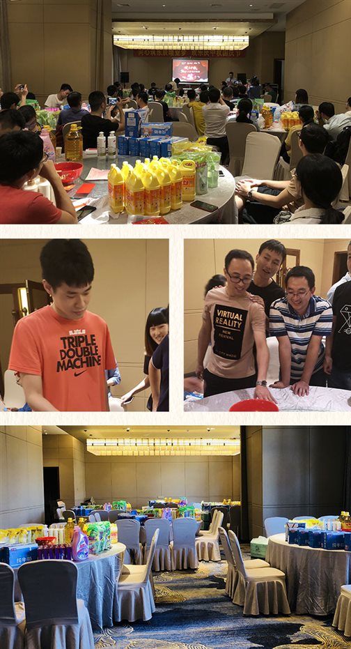 艾歐特科技在靈玲大酒店舉辦"慶同心筑東辰曦業(yè)夢,歡樂慶中秋國節(jié)"的活動(dòng)